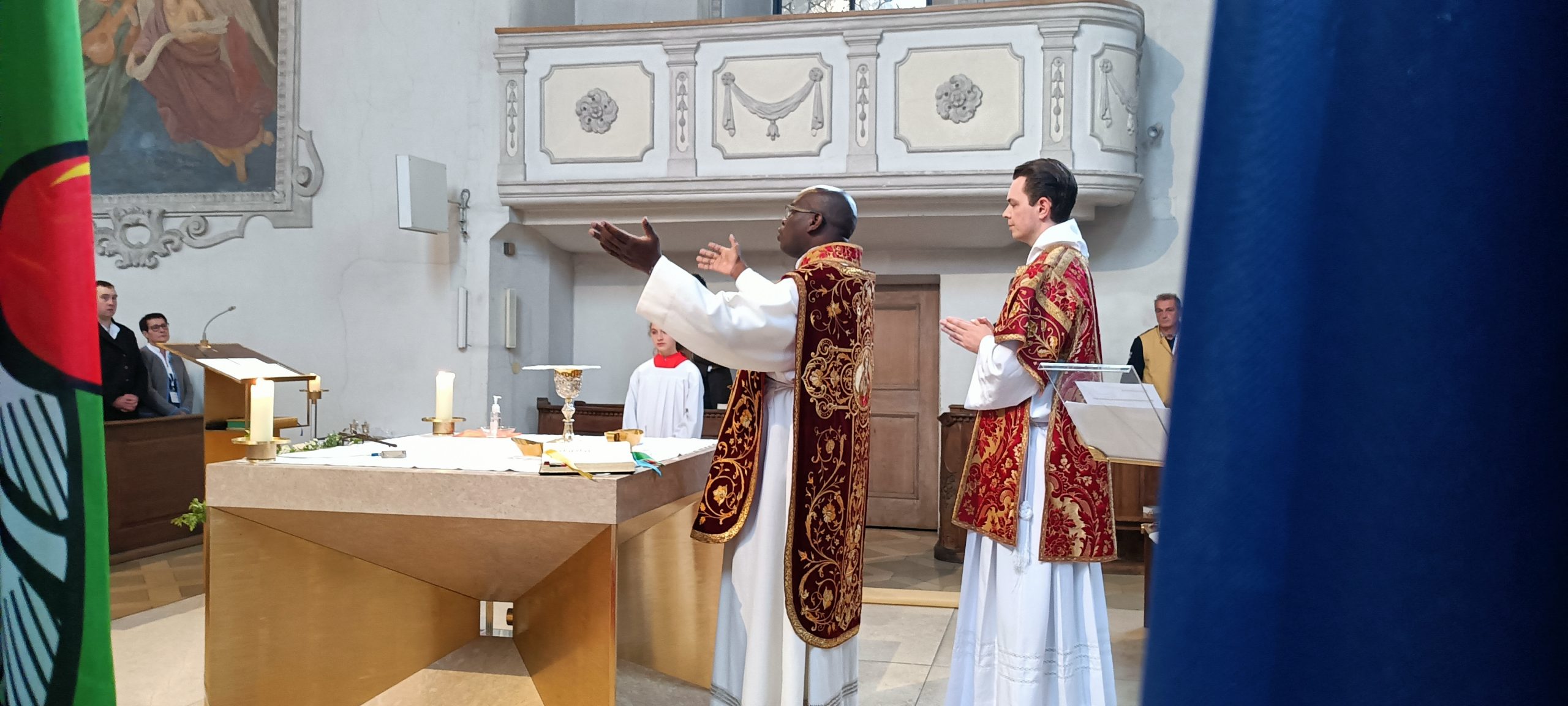 Mše svatá v kostele Sv. Ondřeje na oslavu Sv. Jana Nepomuckého