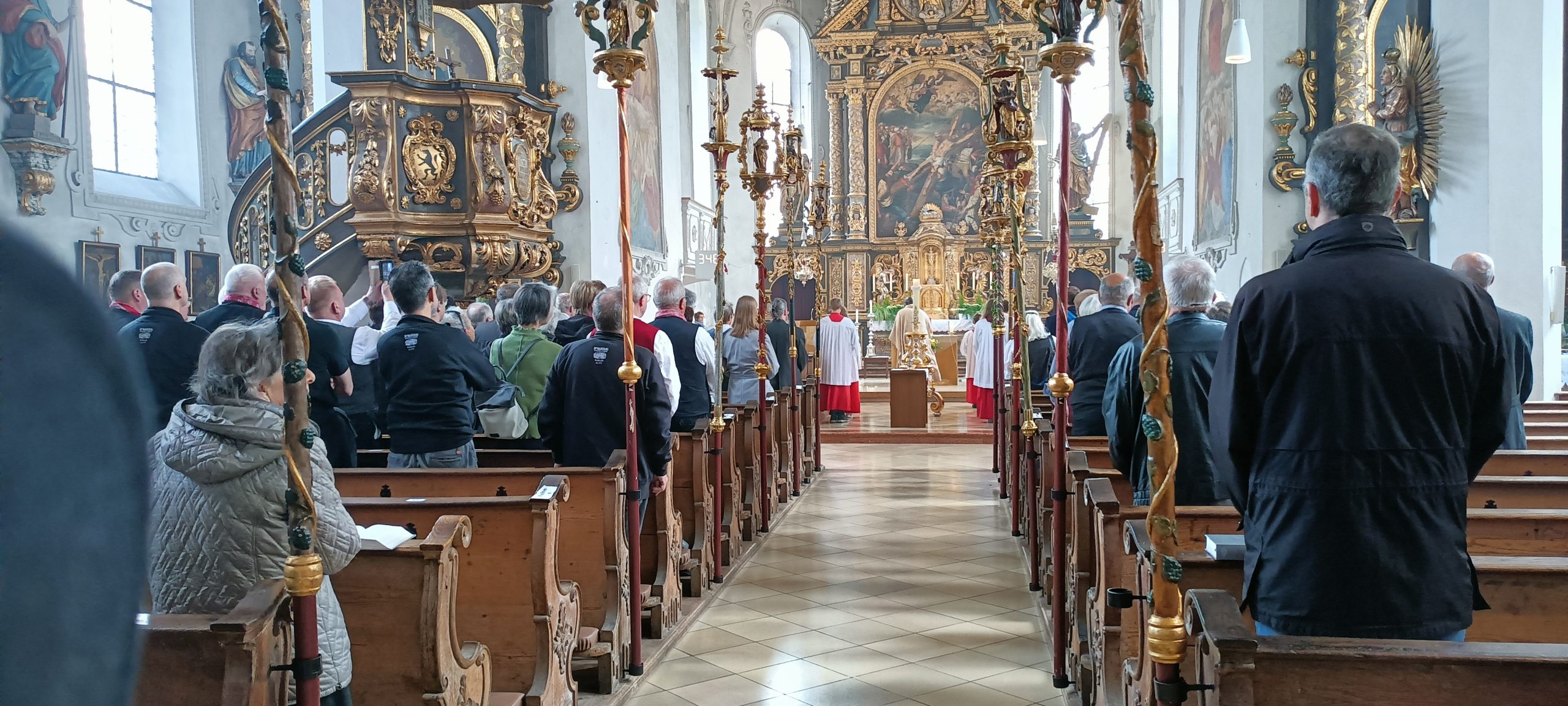 Nedělní mše svatá v kostela Sv. Ondřeje